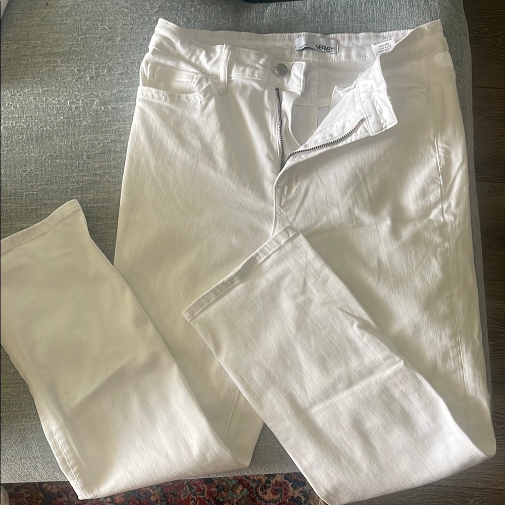 Vervet White Denim Jeans